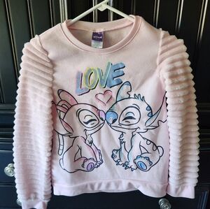 Disney Stitch Pink Sweatshirt
